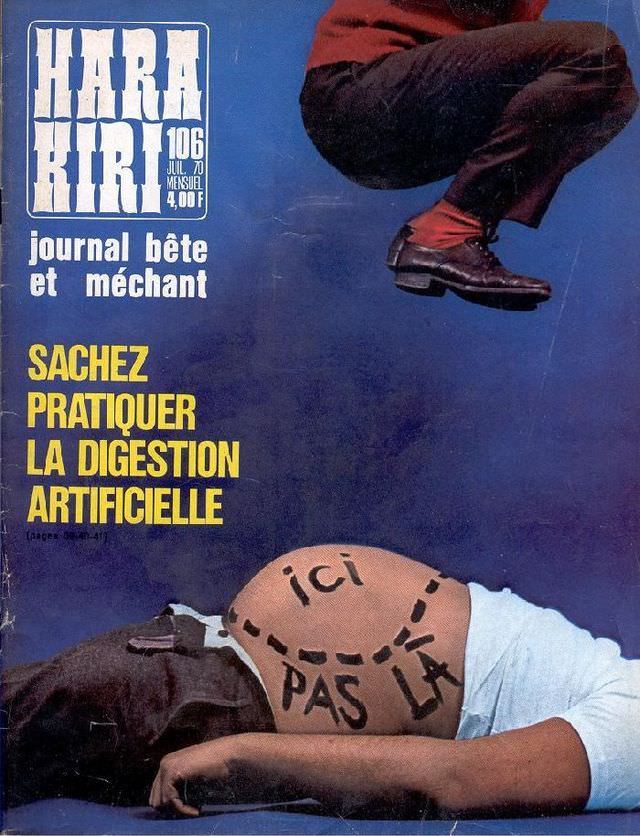 50+ Insane Covers From ‘Hara Kiri,’ The Magazine So ‘Stupid and Nasty’ That Was Banned By The French Government