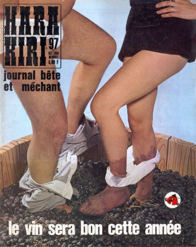 50+ Insane Covers From ‘Hara Kiri,’ The Magazine So ‘Stupid and Nasty’ That Was Banned By The French Government