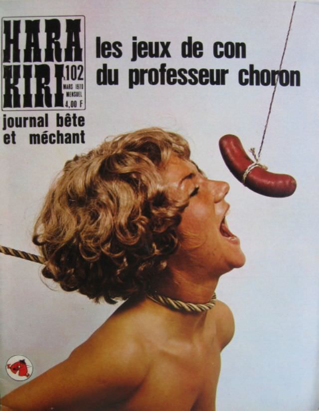 50+ Insane Covers From ‘Hara Kiri,’ The Magazine So ‘Stupid and Nasty’ That Was Banned By The French Government