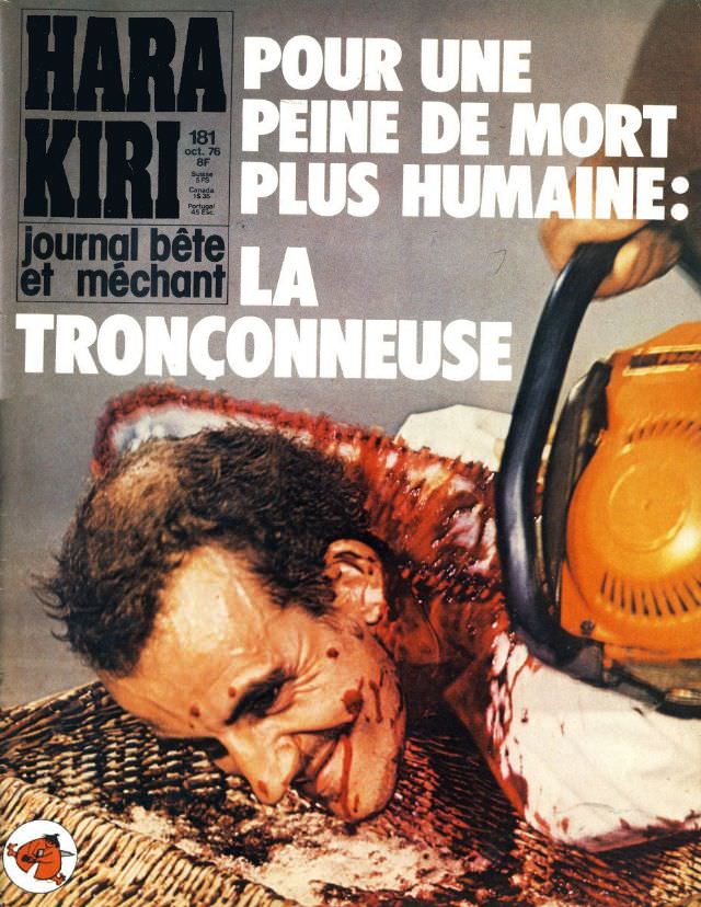 50+ Insane Covers From ‘Hara Kiri,’ The Magazine So ‘Stupid and Nasty’ That Was Banned By The French Government