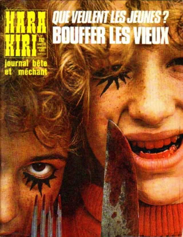 50+ Insane Covers From ‘Hara Kiri,’ The Magazine So ‘Stupid and Nasty’ That Was Banned By The French Government