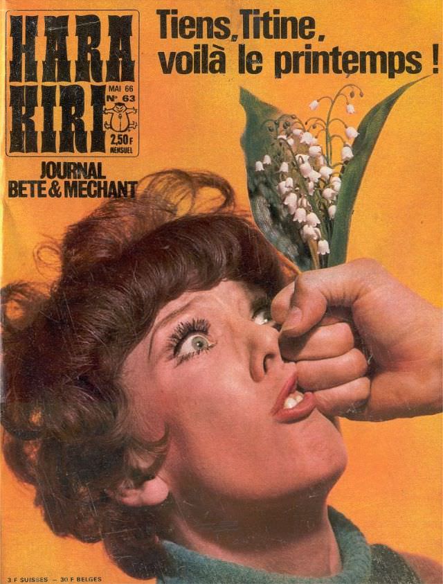 50+ Insane Covers From ‘Hara Kiri,’ The Magazine So ‘Stupid and Nasty’ That Was Banned By The French Government