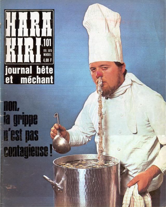 50+ Insane Covers From ‘Hara Kiri,’ The Magazine So ‘Stupid and Nasty’ That Was Banned By The French Government