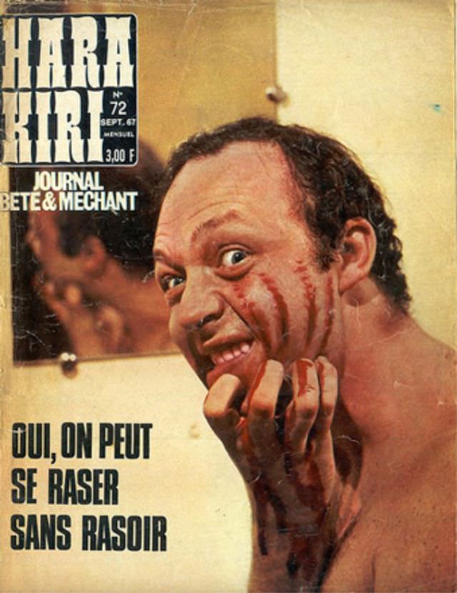 50+ Insane Covers From ‘Hara Kiri,’ The Magazine So ‘Stupid and Nasty’ That Was Banned By The French Government