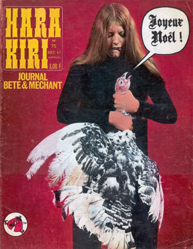 50+ Insane Covers From ‘Hara Kiri,’ The Magazine So ‘Stupid and Nasty’ That Was Banned By The French Government