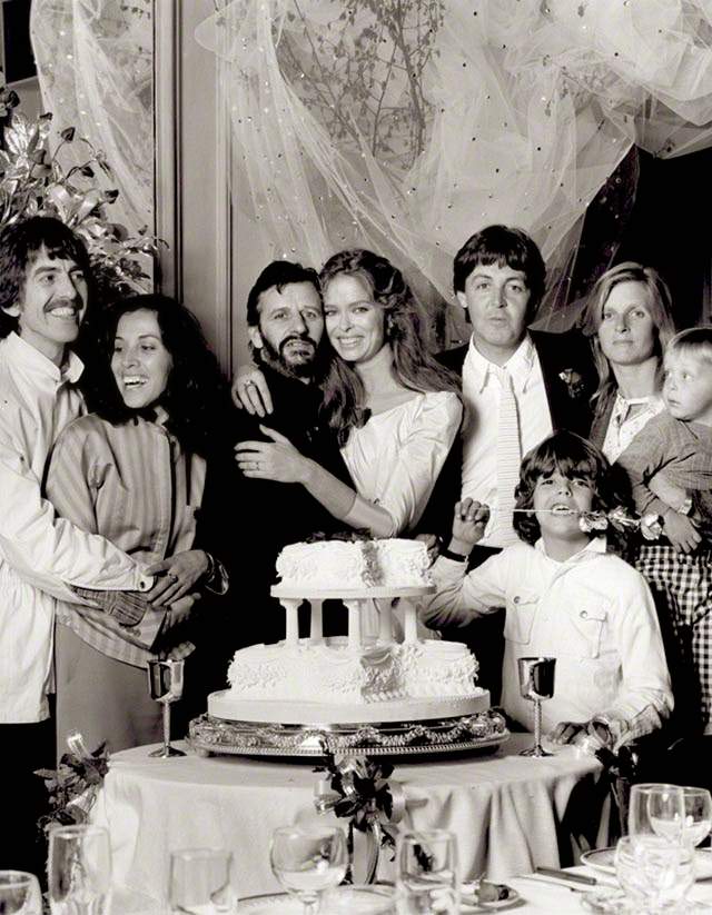The wedding of Ringo Starr and Barbara Bach