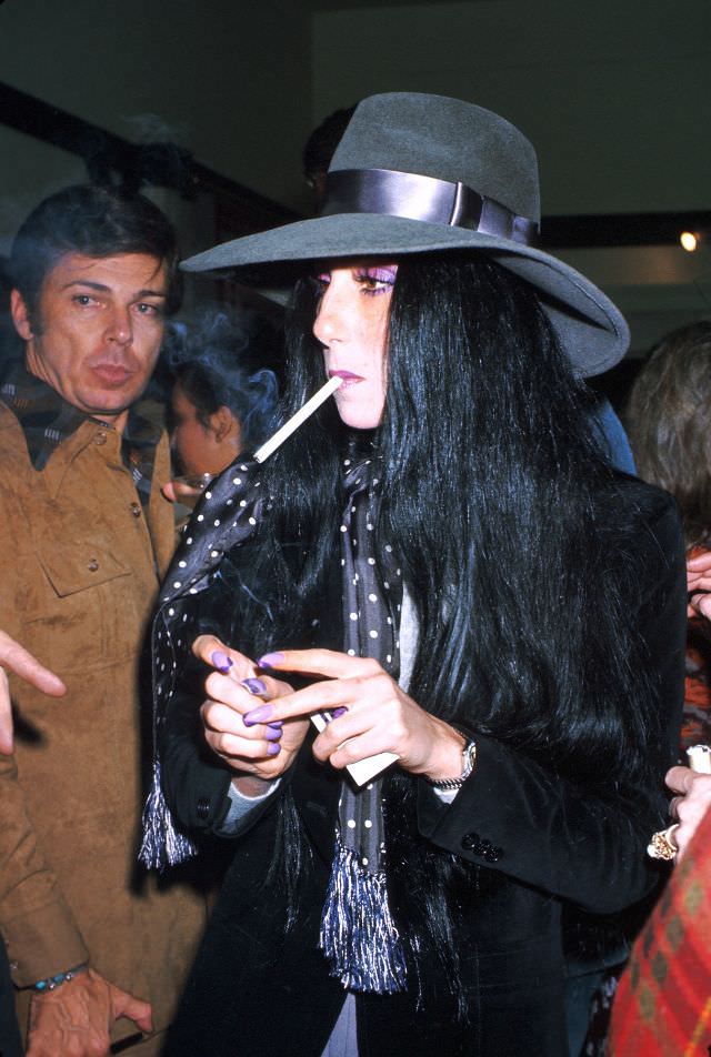 Cher attends an event in Los Angeles, California. Photo by Michael Ochs Archives, 1974