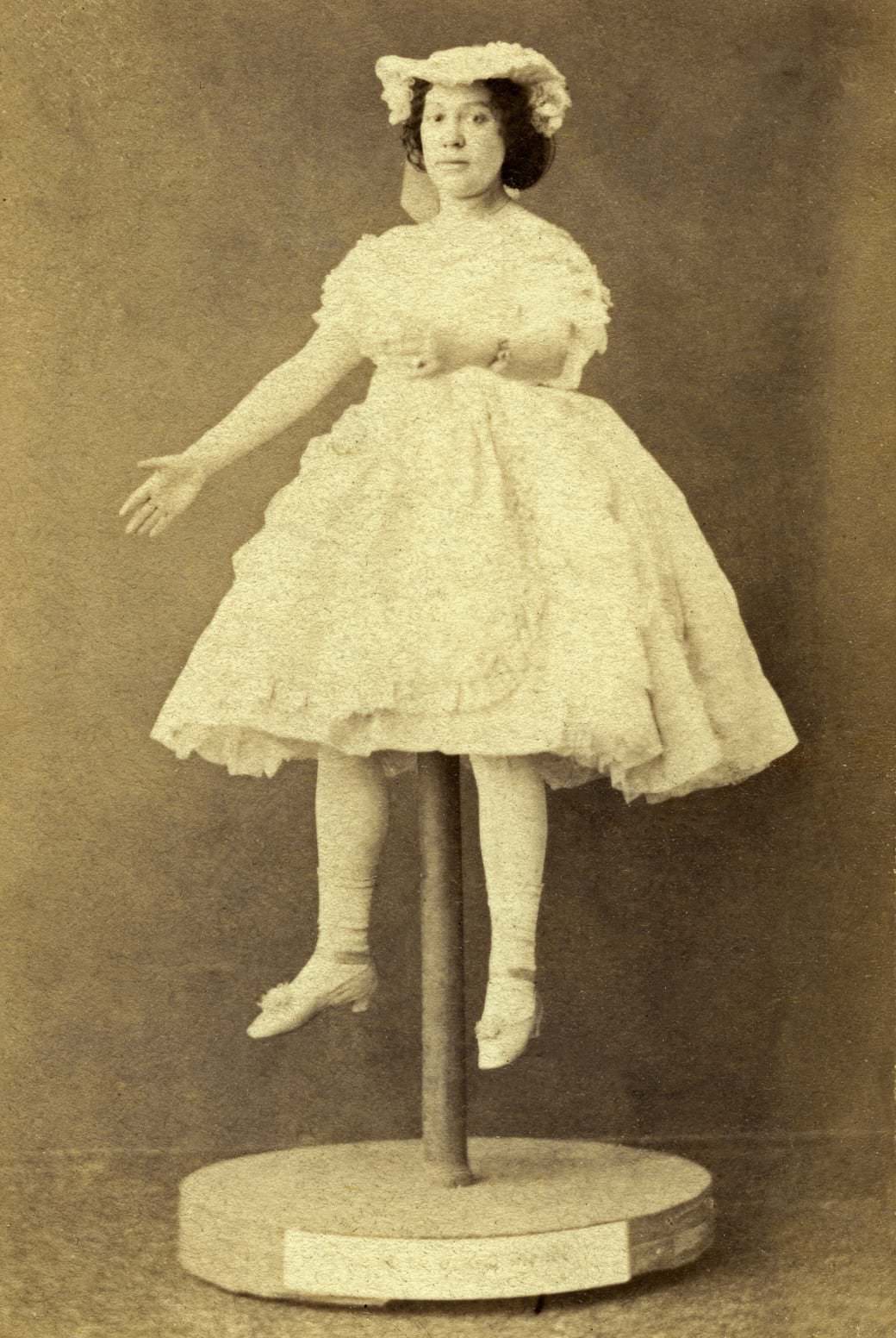 And this woman who decided she’d prefer to be a doll herself in 1865