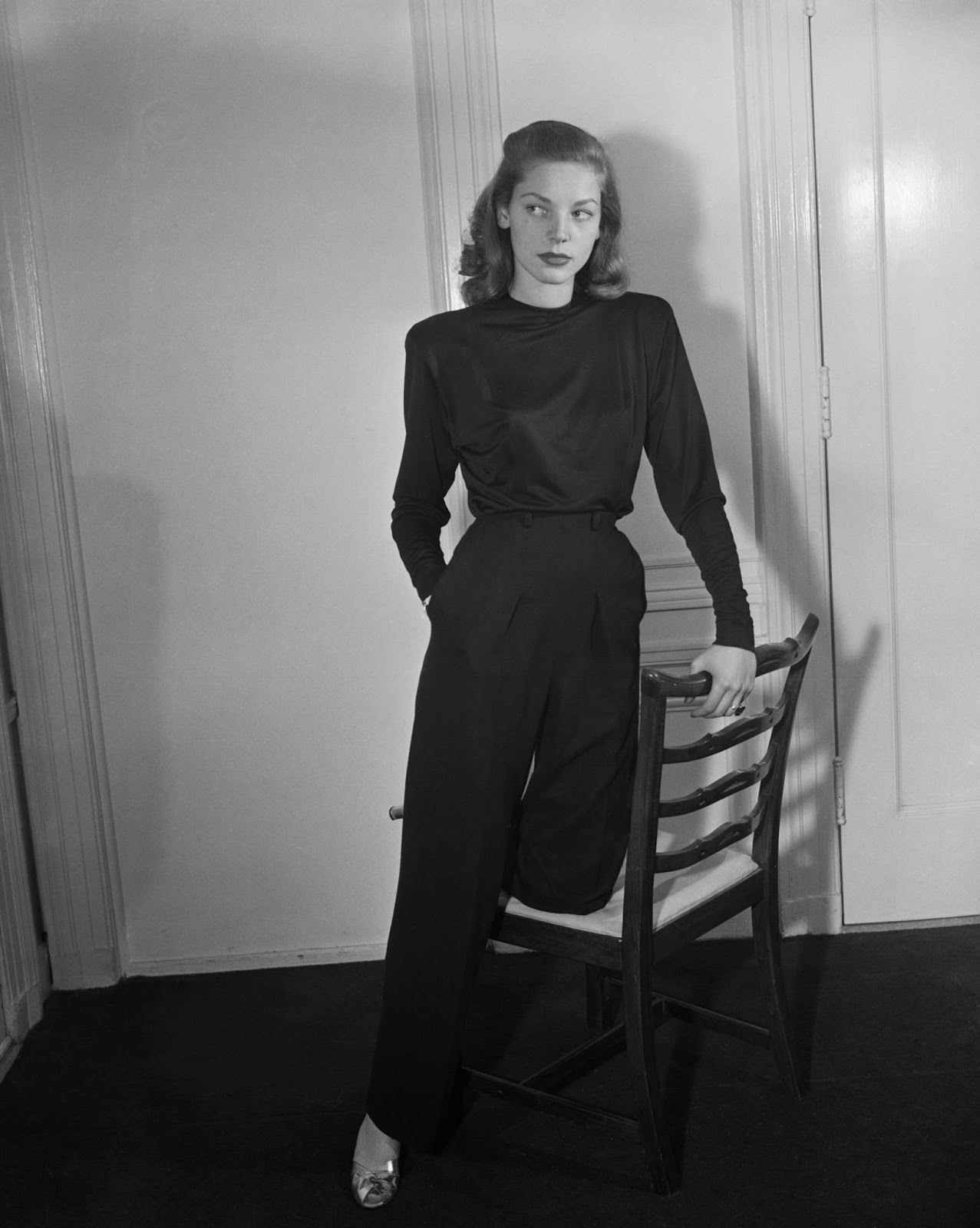 A photo shoot in 1945.