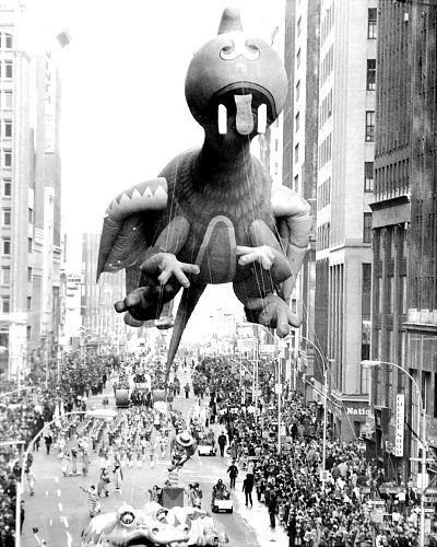 What do Snoopy, Linus the Lion, Michey Mouse and Happy Dragon have in common? They all soared to great heights in the 1973 parade.