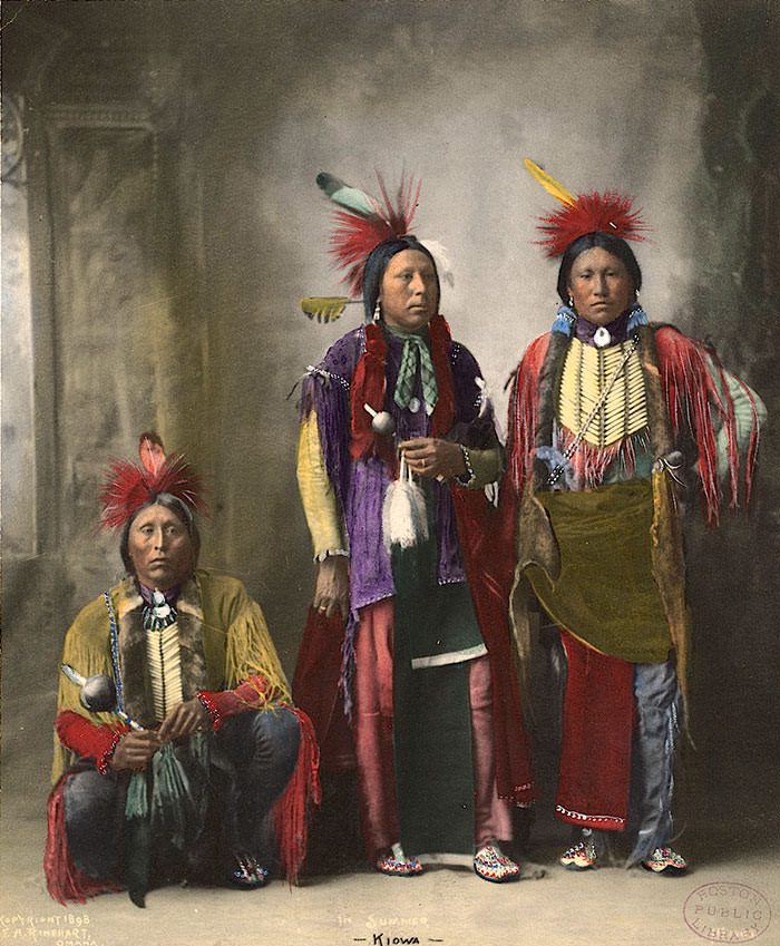 ”In Summer”. Kiowa. 1898. Photo By F.a. Rinehart