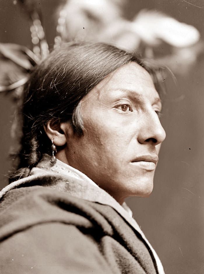 Amos Two Bulls. Lakota. Photo By Gertrude Ka¨sebier