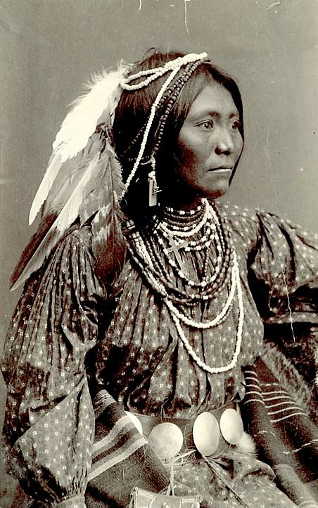 Apache woman. 1888. New Mexico/Arizona. Photo by Frank A. Randall.