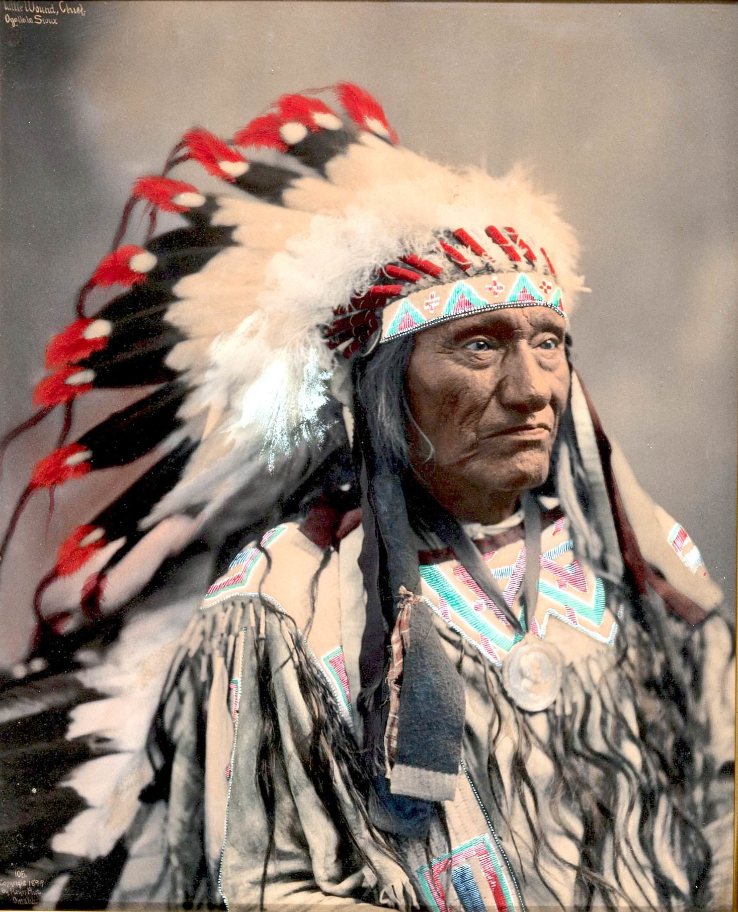 Chief Little Wound. Oglala Lakota. 1899.