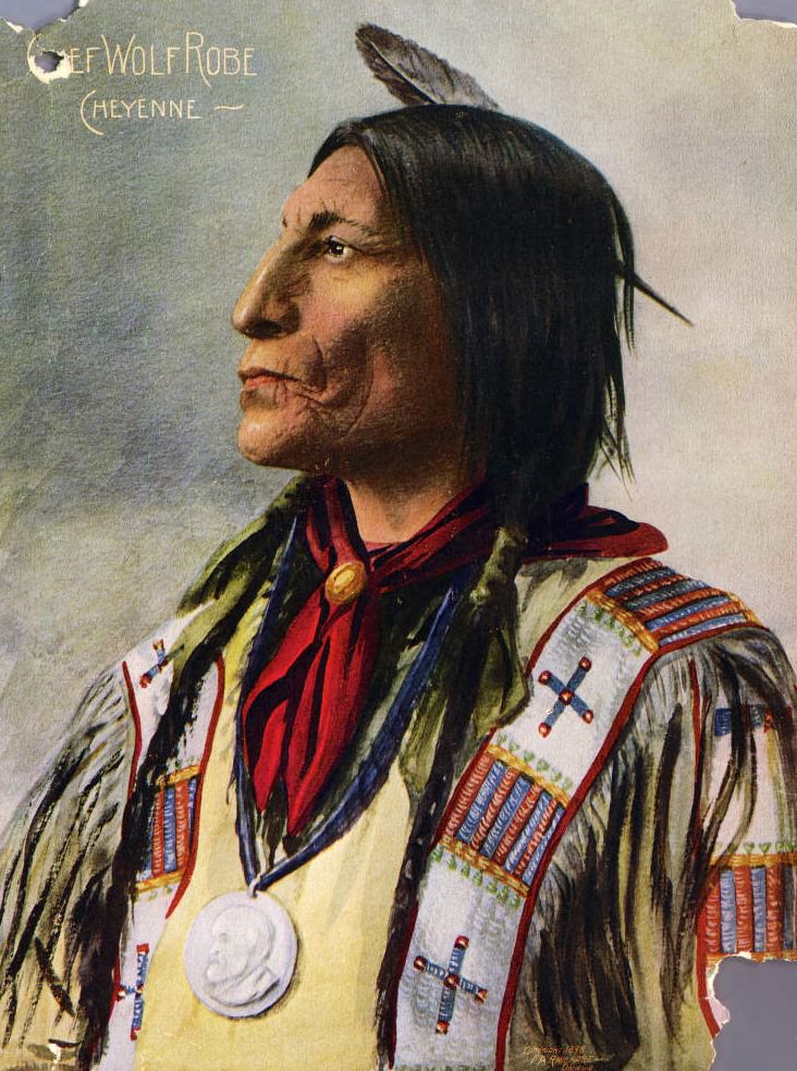 Cheyenne Chief Wolf Robe. 1898