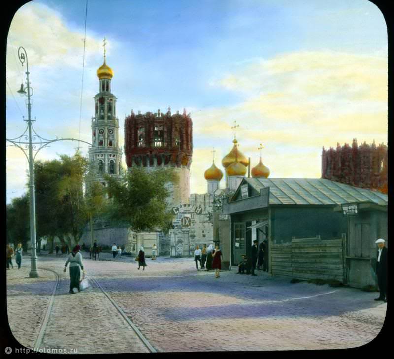 The Novodevichi monastery.