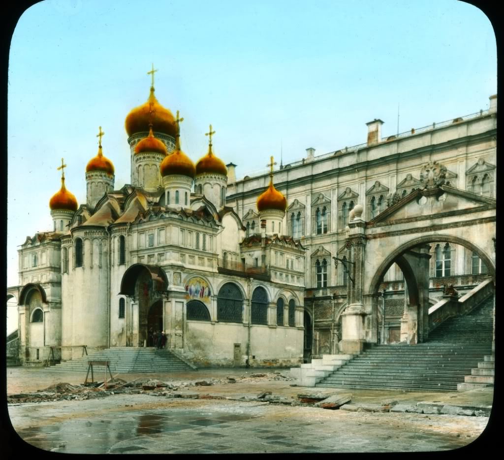 Kremlin, the Blagoveschensky (Annunciation) cathedral.