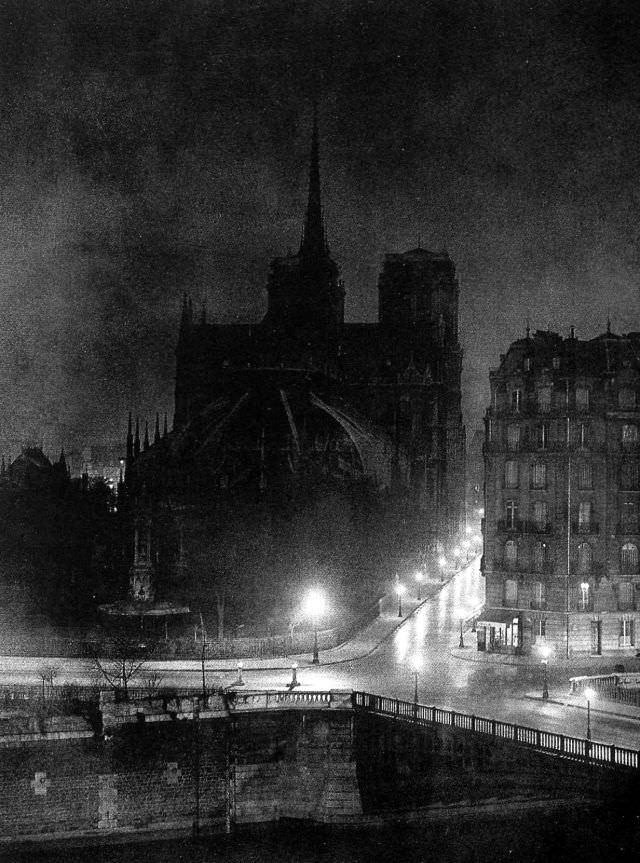 Notre Dame de Paris after Midnight, 1930