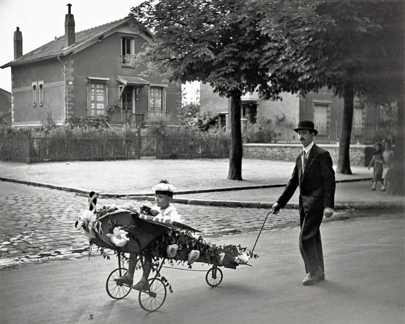 Papa’s airplane, Paris, 1934