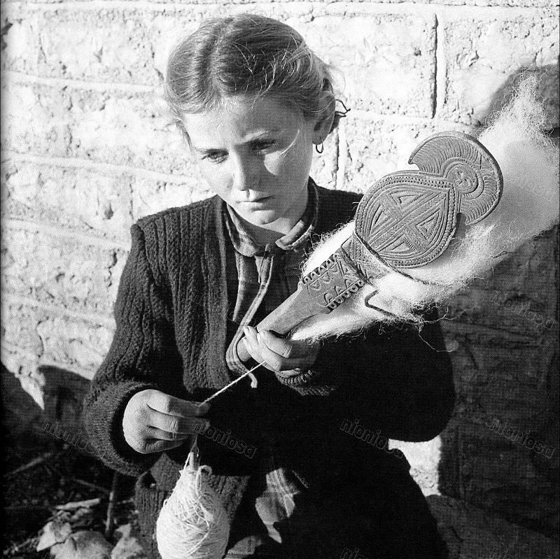 Girl in Bizani, Epirus, 1957