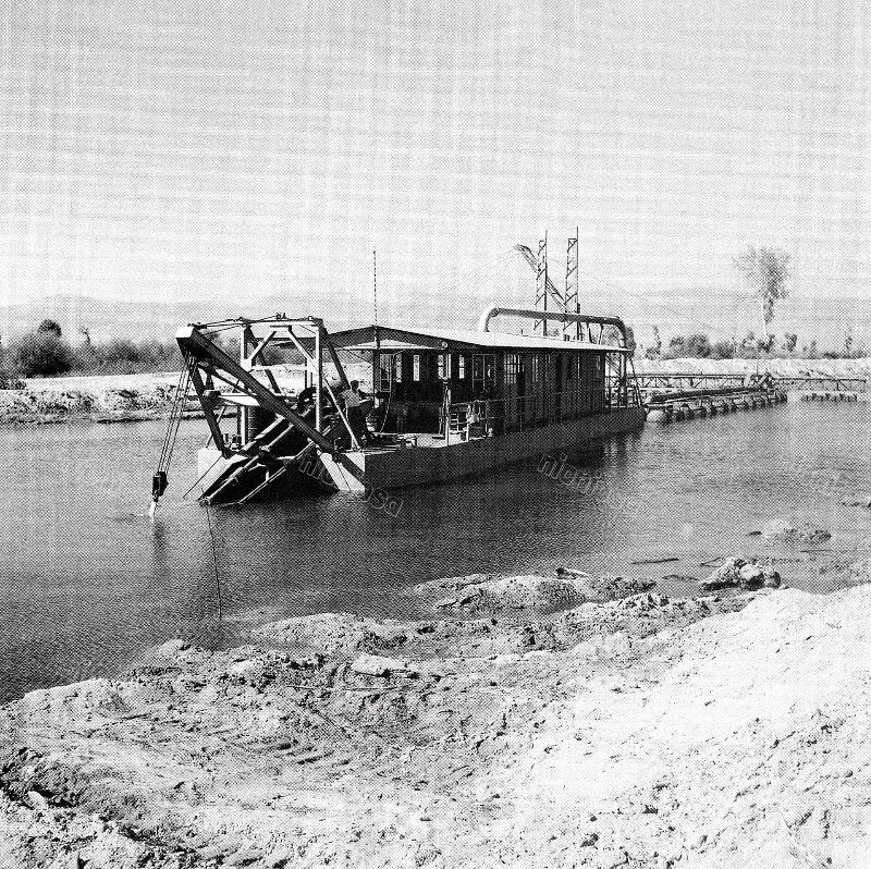 Floods on the Nestos River, Macedonia - Thrace border, September 1950