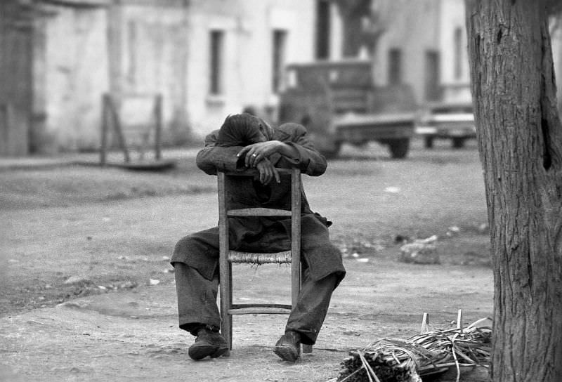 Despair in Santiago, Chile, 1962