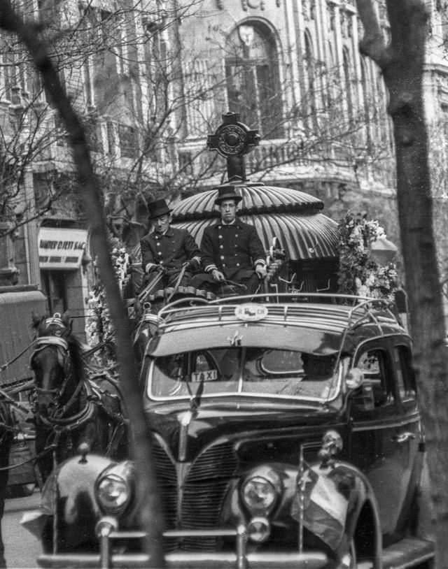 Funeral, Santiago, Chile, 1969