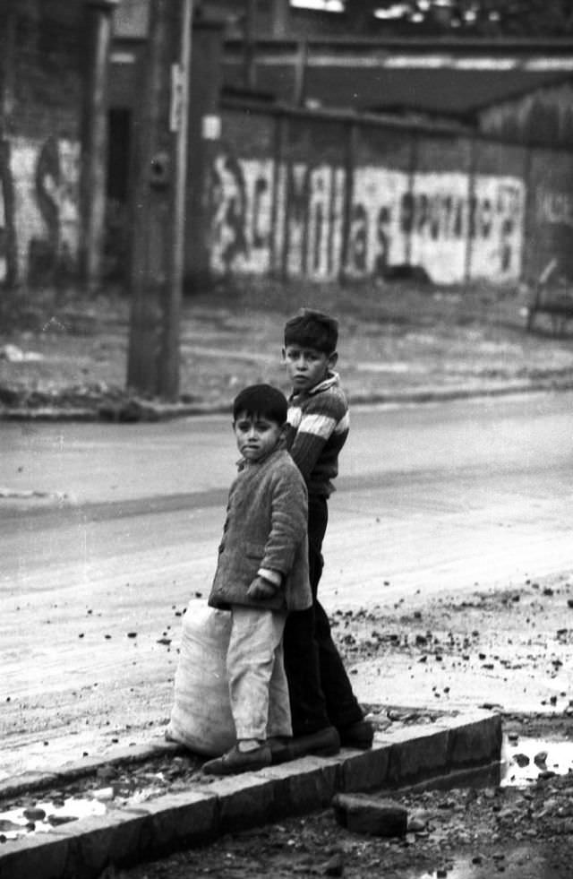 Barrio Franklin, Santiago, Chile, 1962