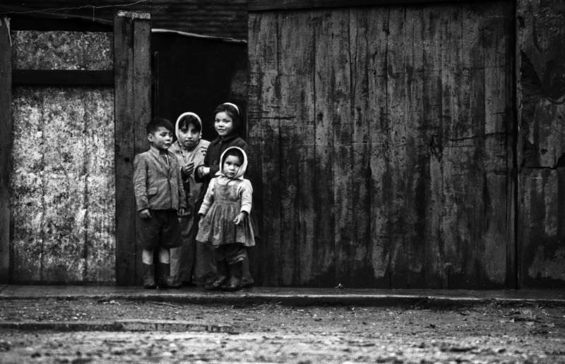 Children in Santiago, Chile, 1962