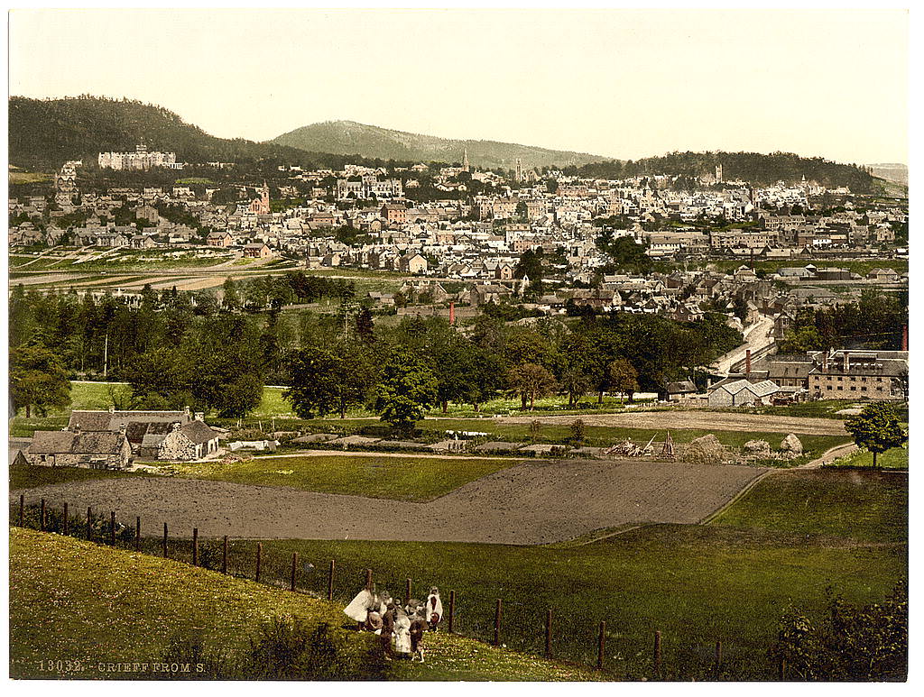 From south, Creiff (i.e. Crieff)