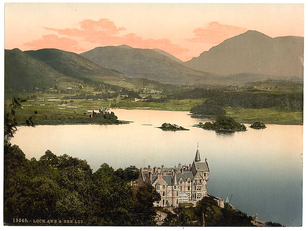 Hotel and Ben Lui, Loch Awe