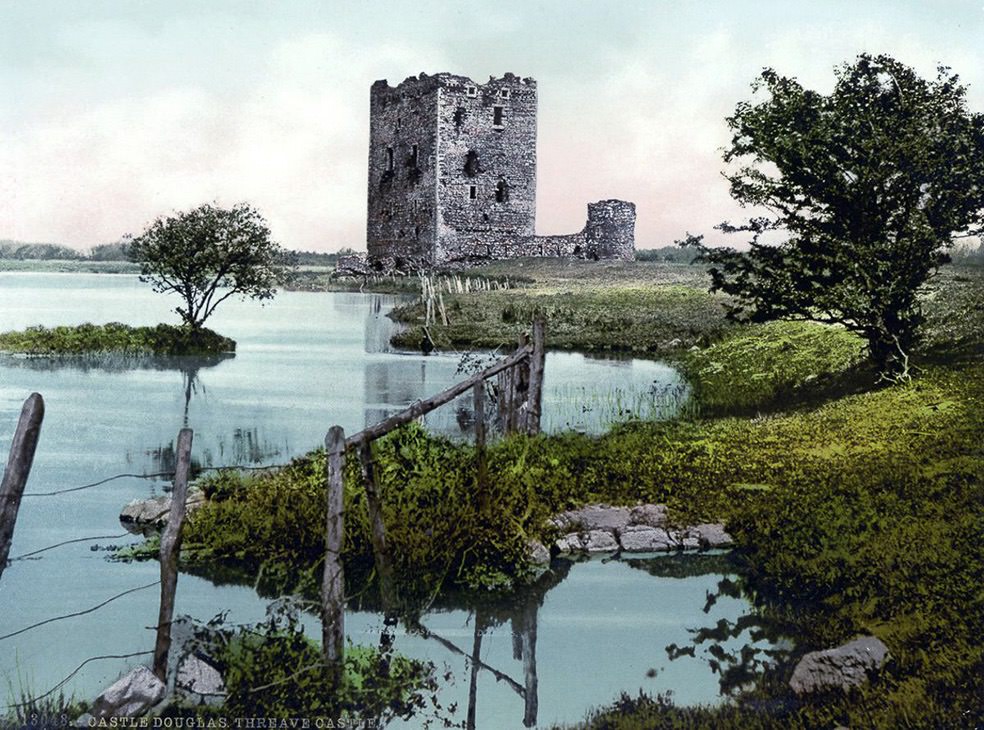 14th-century Threave Castle, near the town of Castle Douglas