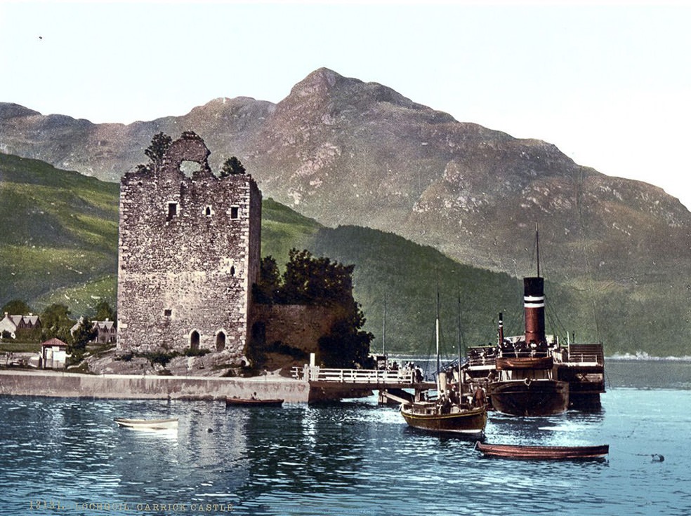 15th-century Carrick Castle on Loch Goil