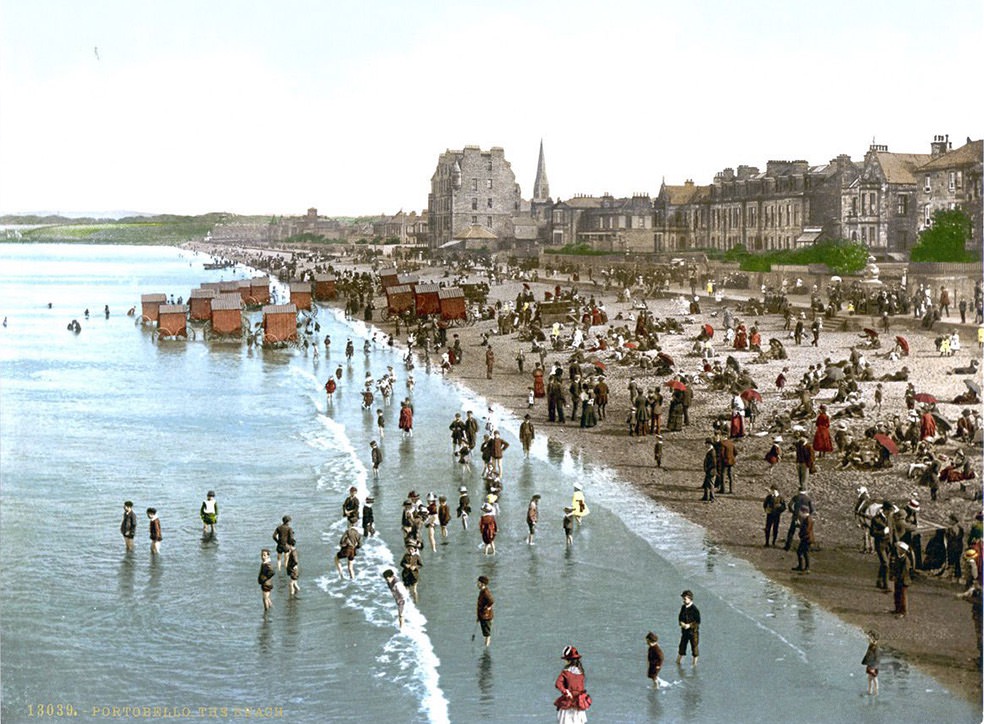 The beach at Portobello