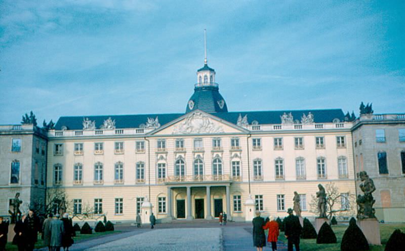 Karlsruhe. The former palace of the Grand Dukes of Baden, now a city building