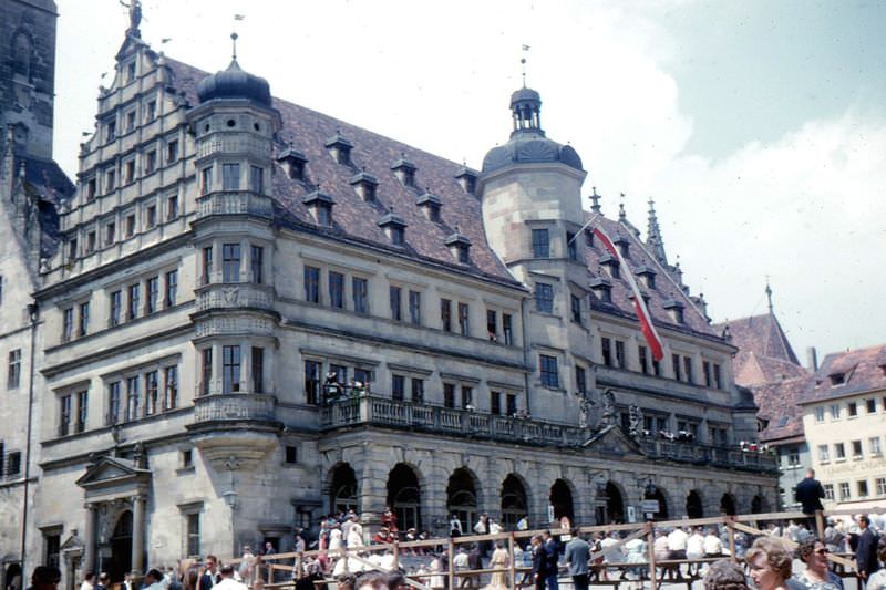 Rothenburg. Rathaus, the main building of Rothenburg's city hall was built in the 1570s