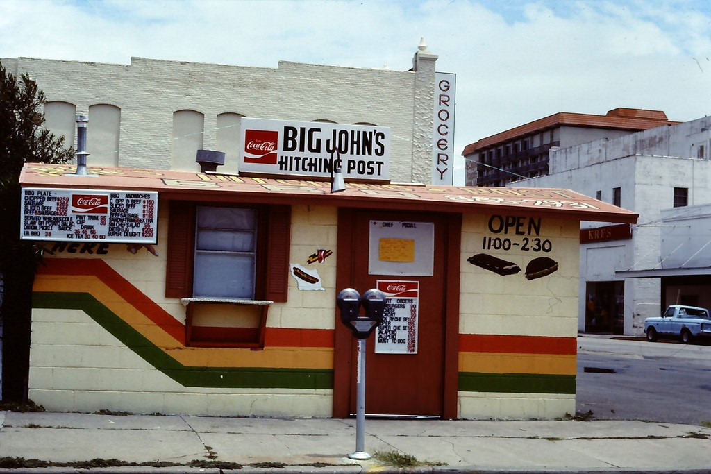 Big John's Hitching Post in 1978