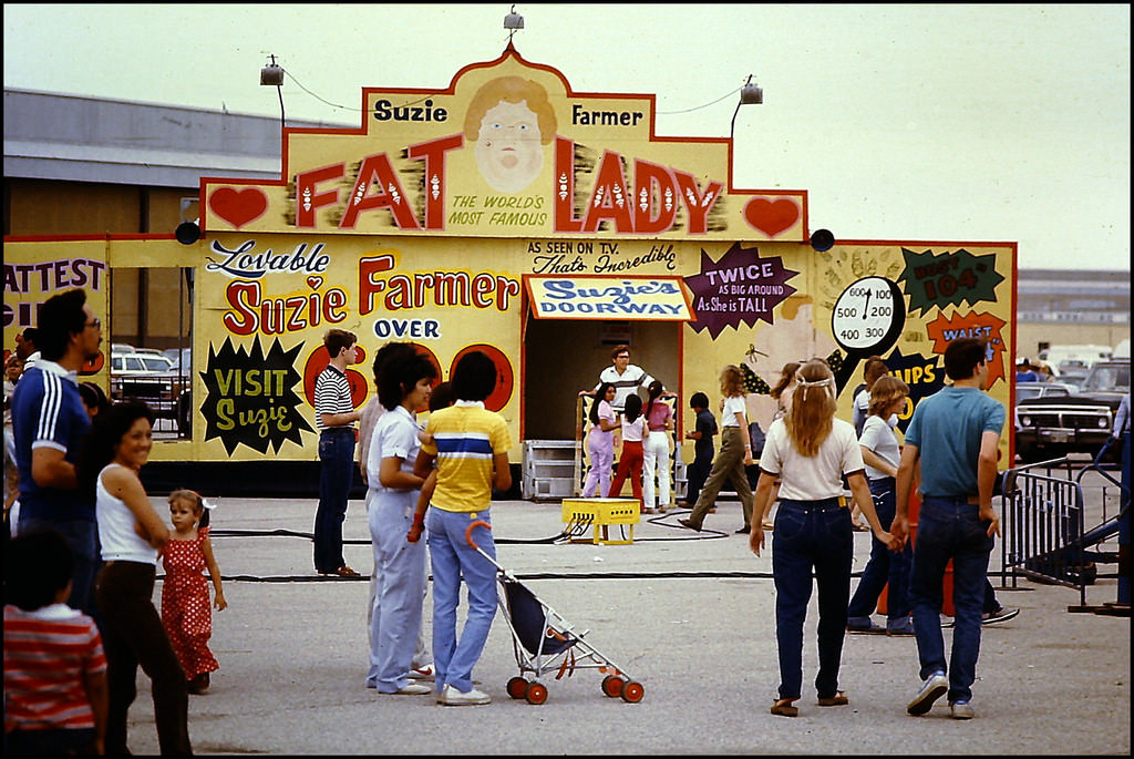 Carnival scene in Corpus Christi, Texas, 1979