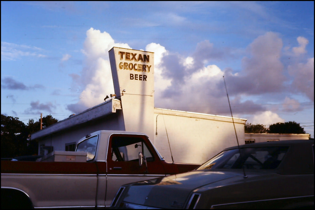 Texan Grocery in July, 1979