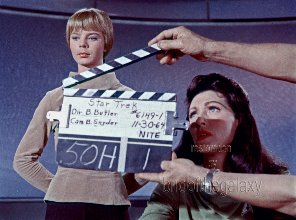 A very early clapper from what I believe is the second day of filming for The Cage in 1964.