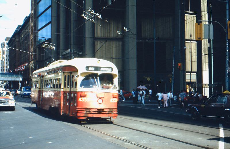 50+ Fascinating Color Photos Show Transportation Of Toronto In The 1980s