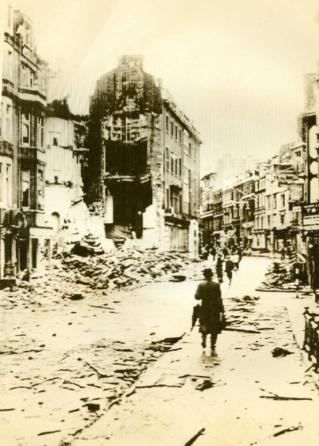 Bombs rain on London’s west end