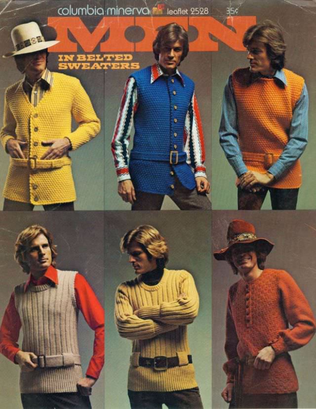 These belted sweaters