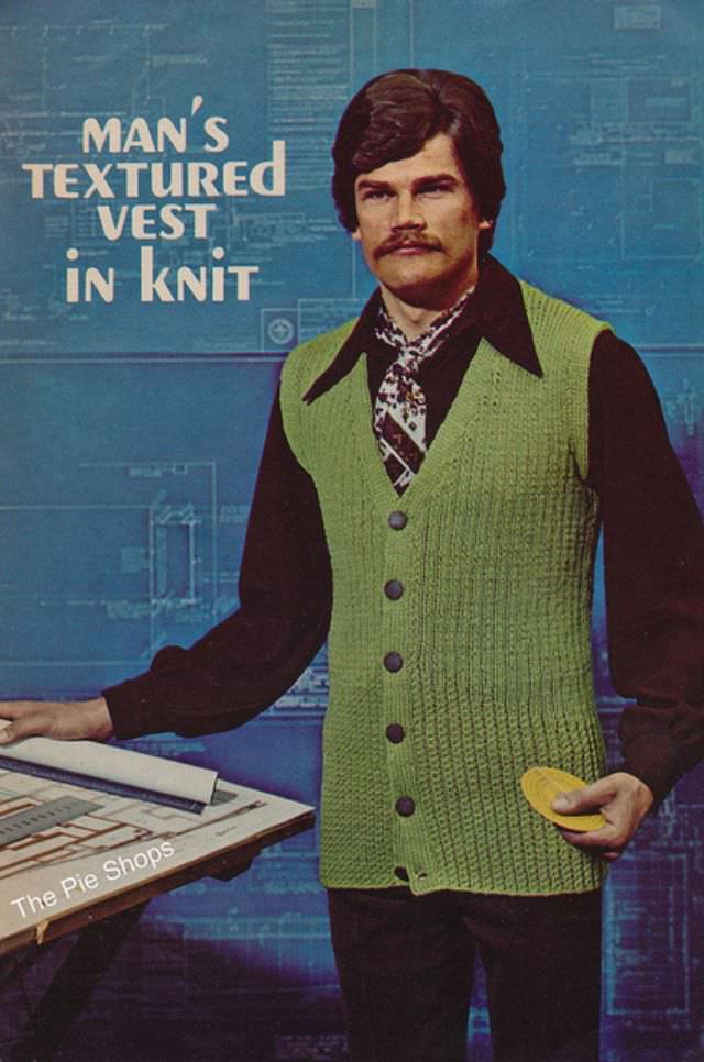 This pea-soup sweater vest