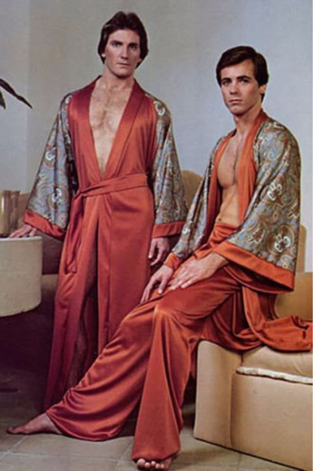 These silken robes