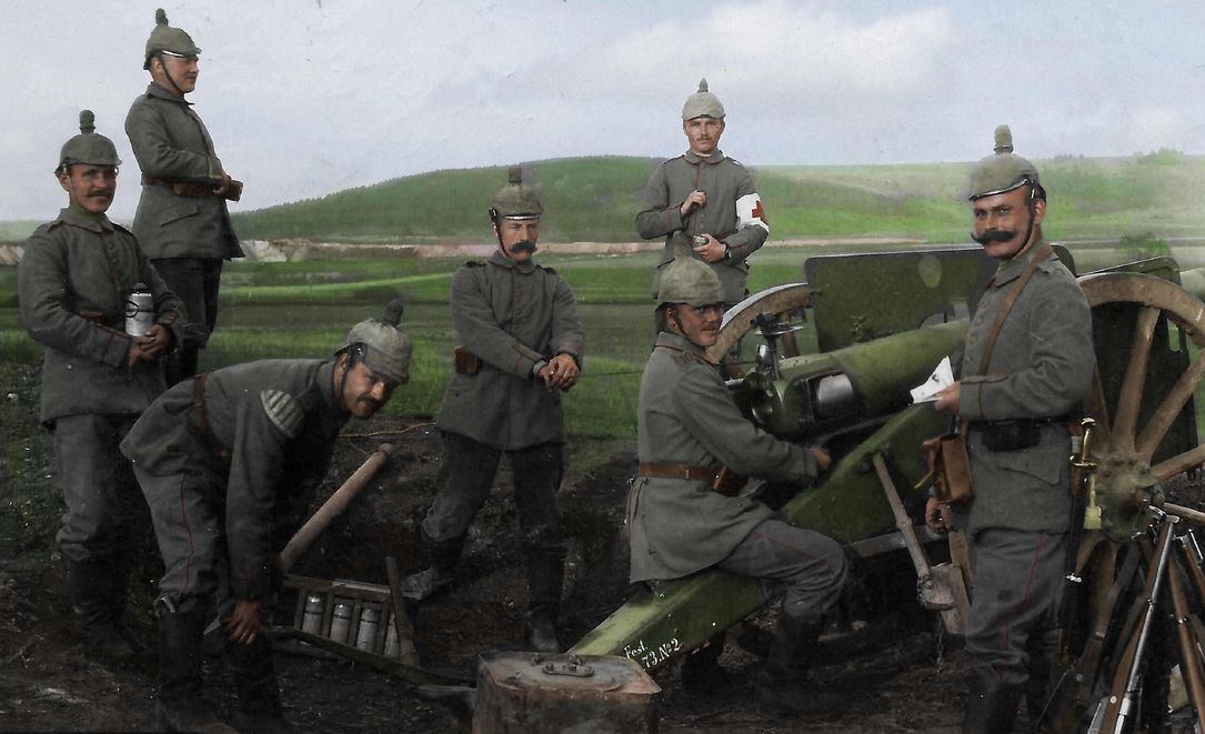 WW1 German Army Infantry Attack Poster