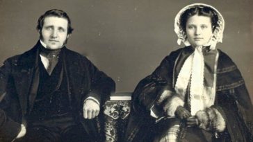 Victorian couples husband wife portrait