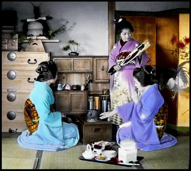 50+ Colorized Photos Show Everyday Life Of Japanese People In Late 19th Century