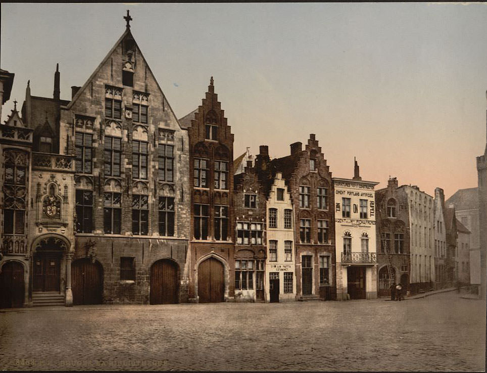 The library, Bruges, Belgium