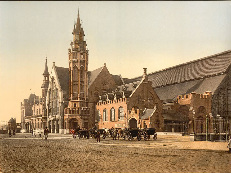 The station, Bruges, Belgium